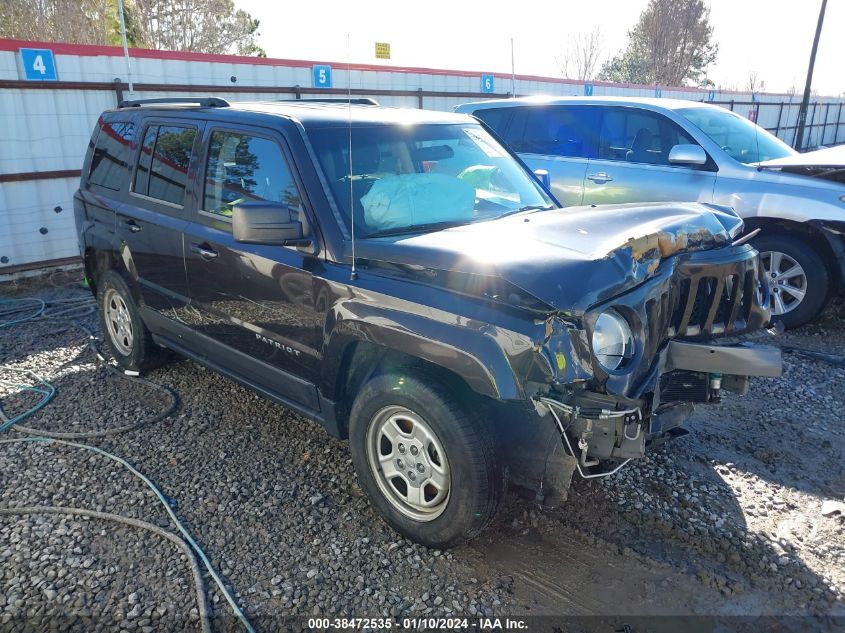 2014 JEEP PATRIOT SPORT - 1C4NJPBA2ED601203