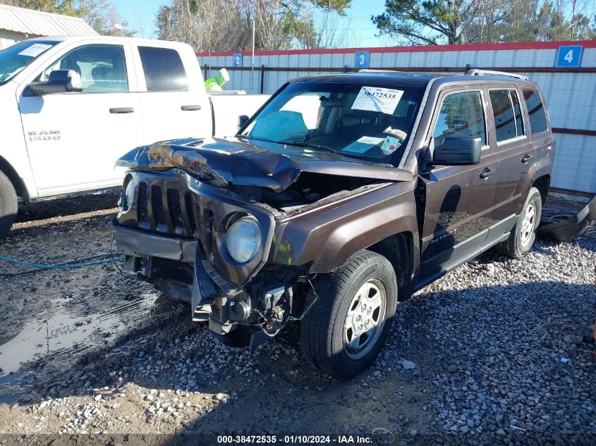 2014 JEEP PATRIOT SPORT - 1C4NJPBA2ED601203