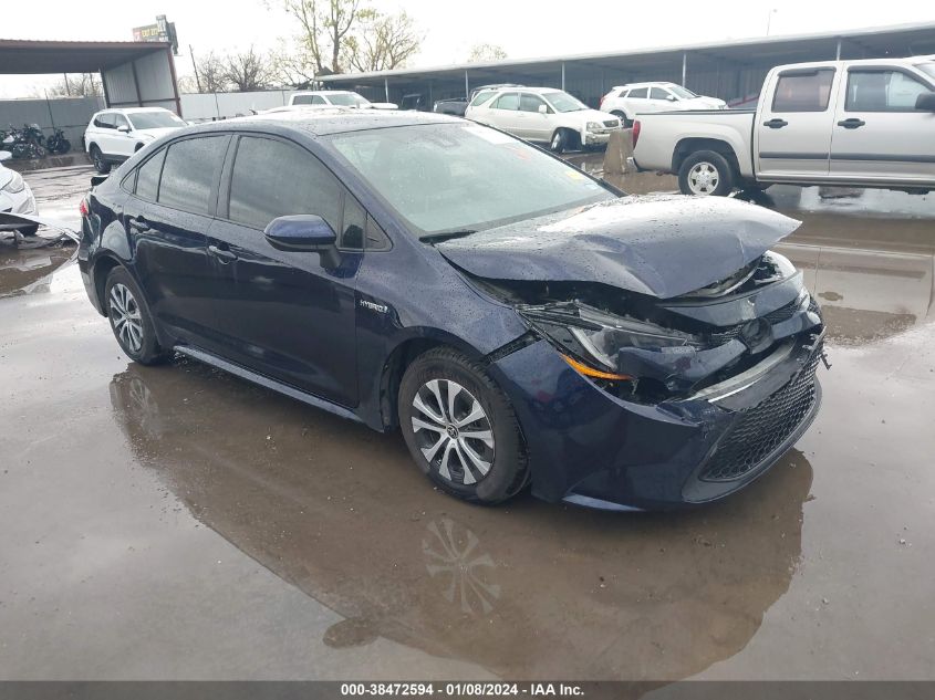 2021 TOYOTA COROLLA HYBRID LE - JTDEAMDE5MJ009616