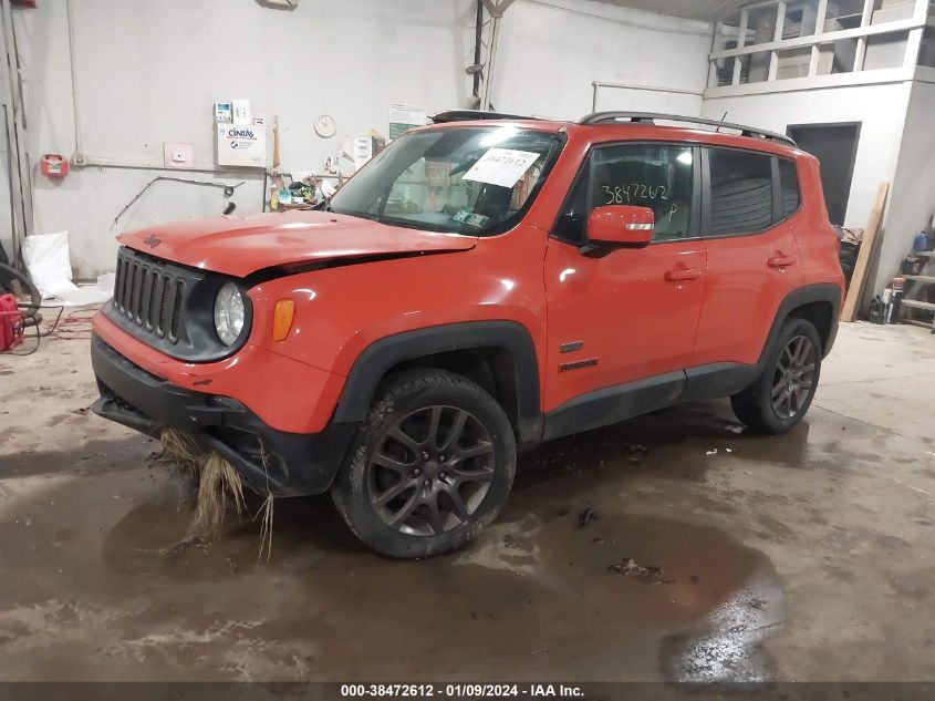 2016 JEEP RENEGADE LATITUDE - ZACCJBBW0GPD02030