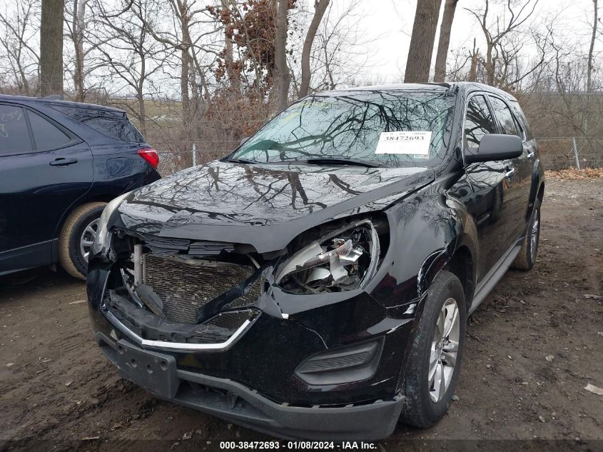 2016 CHEVROLET EQUINOX LS - 2GNALBEK3G6208013