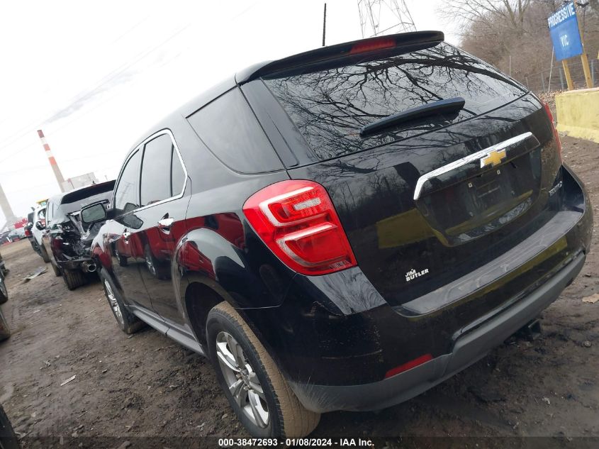 2016 CHEVROLET EQUINOX LS - 2GNALBEK3G6208013