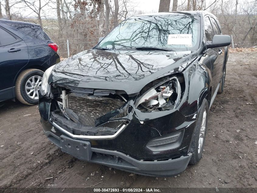 2016 CHEVROLET EQUINOX LS - 2GNALBEK3G6208013