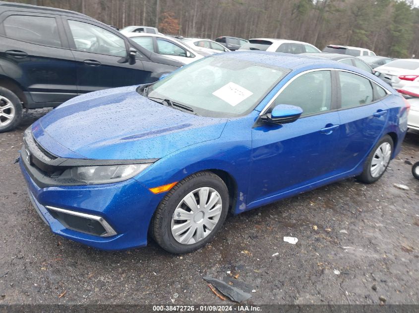 2020 HONDA CIVIC LX - 2HGFC2F60LH516966