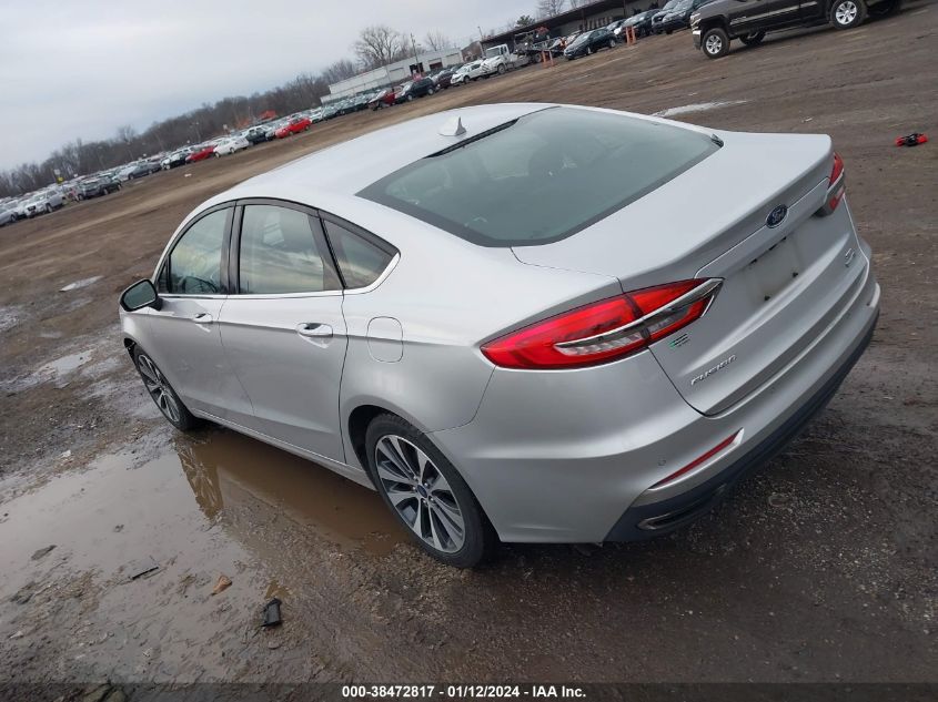 2019 FORD FUSION SE - 3FA6P0T92KR270825