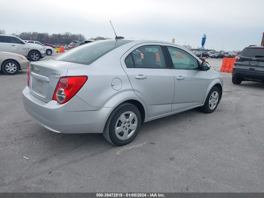 1G1JA5SH3F4156920 | 2015 CHEVROLET SONIC