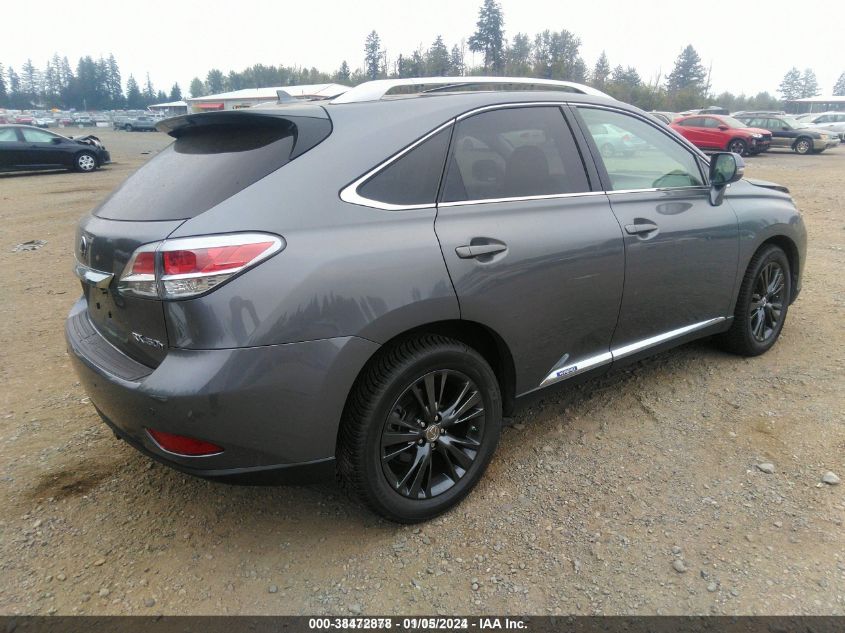 2013 LEXUS RX 450H JTJBC1BA5D2063033