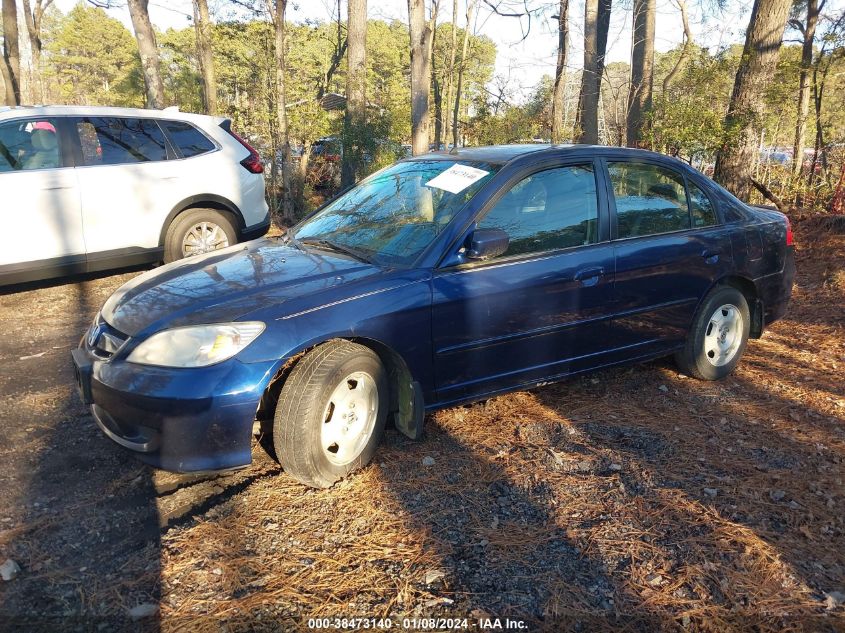 JHMES96655S007813 | 2005 HONDA CIVIC HYBRID