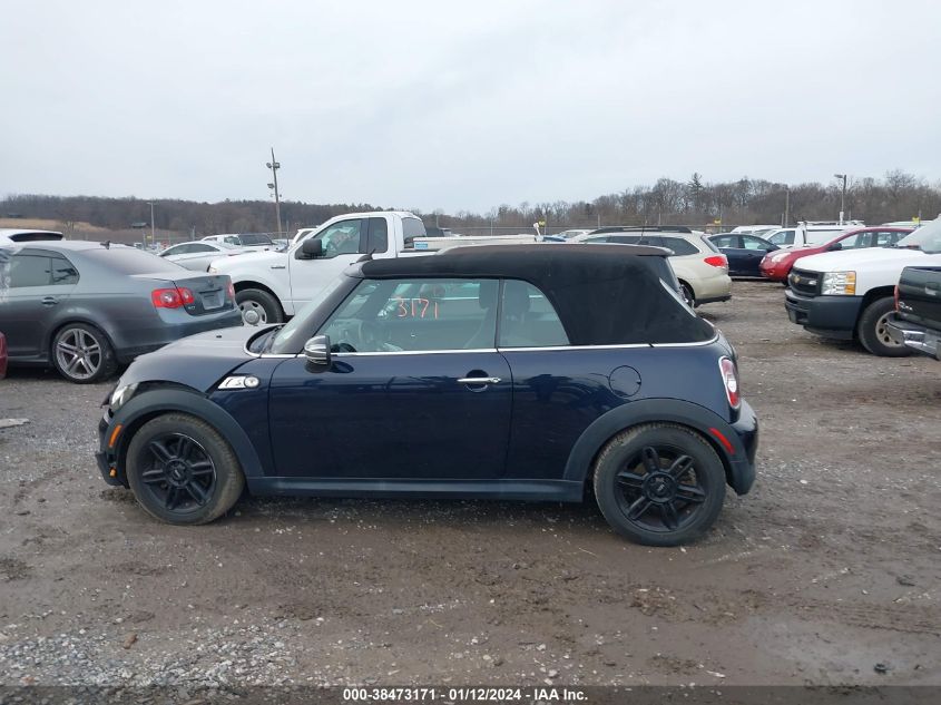 2013 MINI CONVERTIBLE COOPER S - WMWZP3C58DT705996