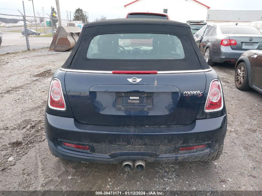 2013 MINI CONVERTIBLE COOPER S - WMWZP3C58DT705996