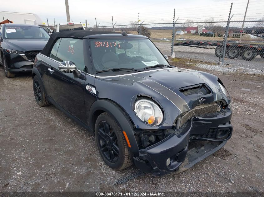 2013 MINI CONVERTIBLE COOPER S - WMWZP3C58DT705996