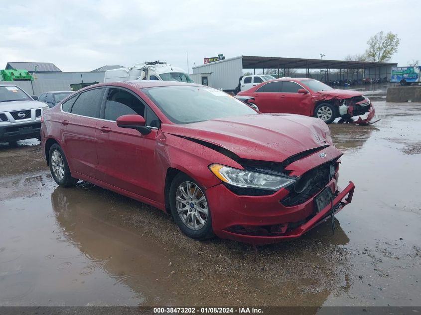 2018 FORD FUSION S - 3FA6P0G77JR240274