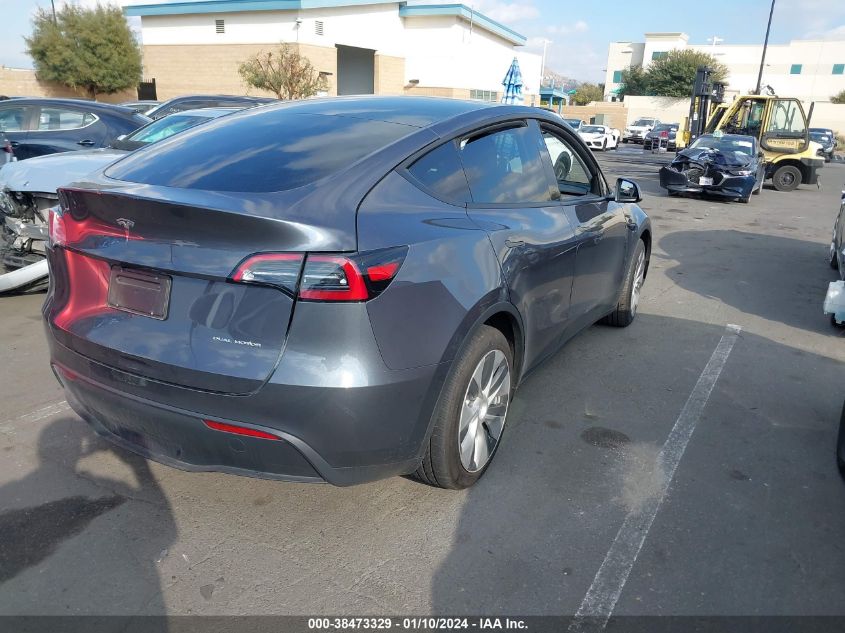 2023 TESLA MODEL Y AWD/LONG RANGE DUAL MOTOR ALL-WHEEL DRIVE - 7SAYGDEEXPF797379