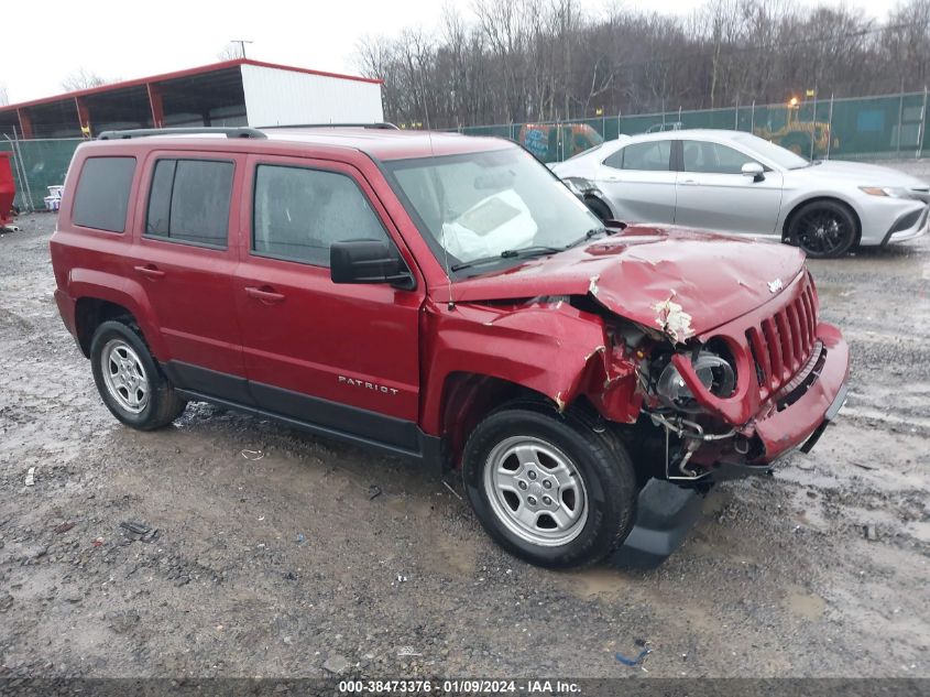2014 JEEP PATRIOT SPORT - 1C4NJRBB1ED841525