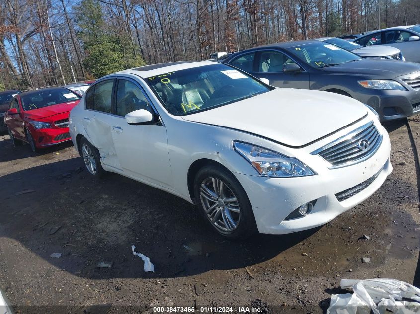 2013 INFINITI G37X - JN1CV6AR4DM750968