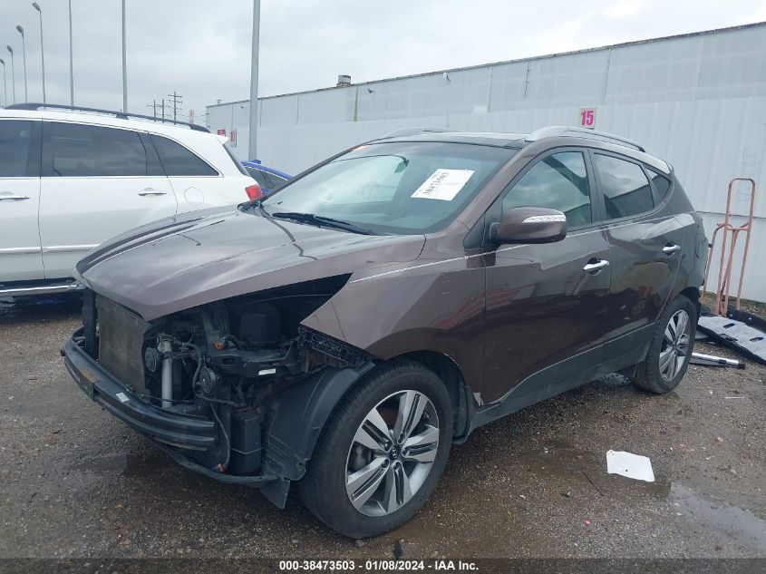 2014 HYUNDAI TUCSON LIMITED - KM8JU3AG2EU859009