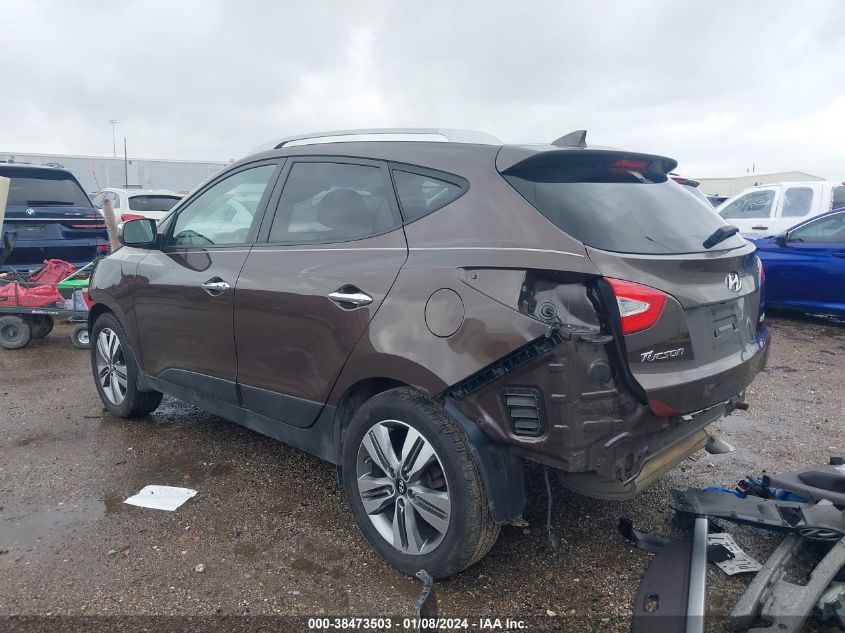 2014 HYUNDAI TUCSON LIMITED - KM8JU3AG2EU859009