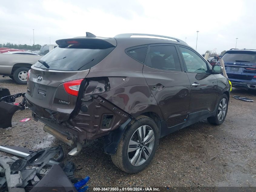 2014 HYUNDAI TUCSON LIMITED - KM8JU3AG2EU859009