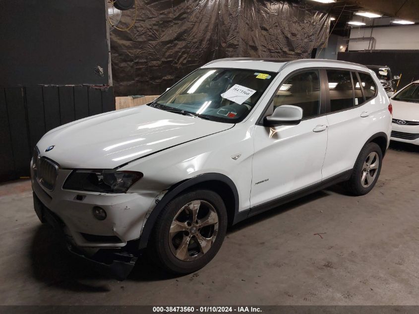 5UXWX5C58CL724921 2012 BMW X3, photo no. 2