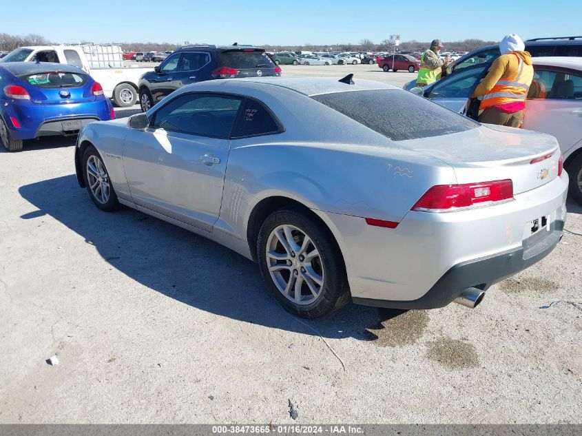 2015 CHEVROLET CAMARO LT - 2G1FD1E32F9265243