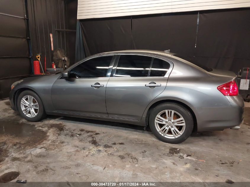 2013 INFINITI G37X - JN1CV6AR4DM763672