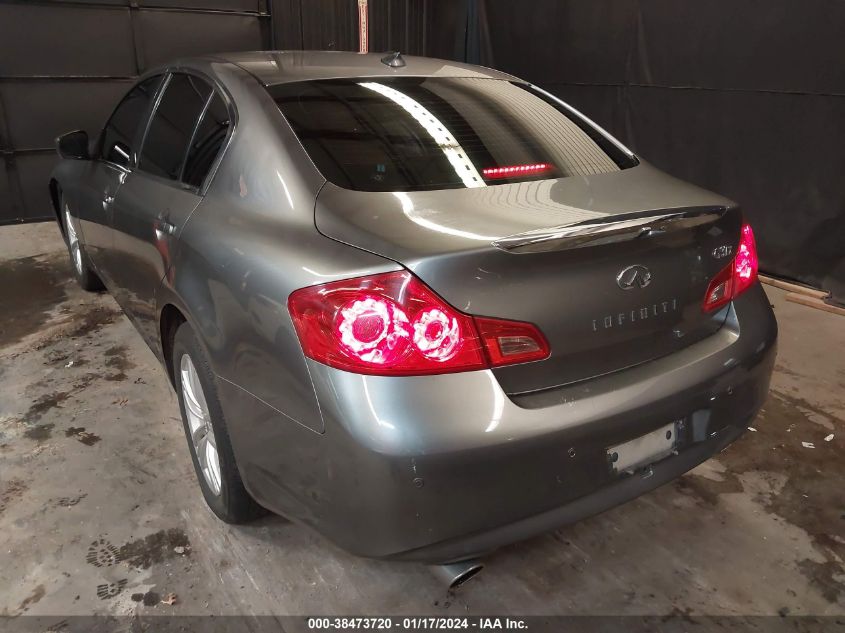 2013 INFINITI G37X - JN1CV6AR4DM763672