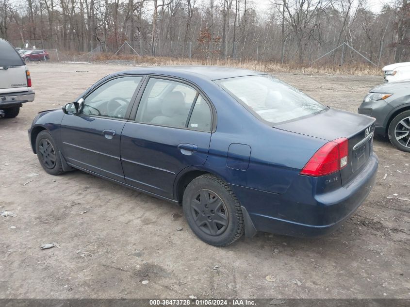 2HGES16583H539816 | 2003 HONDA CIVIC