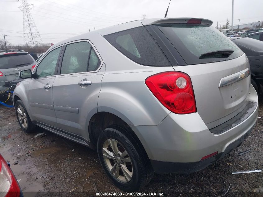 2013 CHEVROLET EQUINOX LS - 1GNALBEK2DZ115600