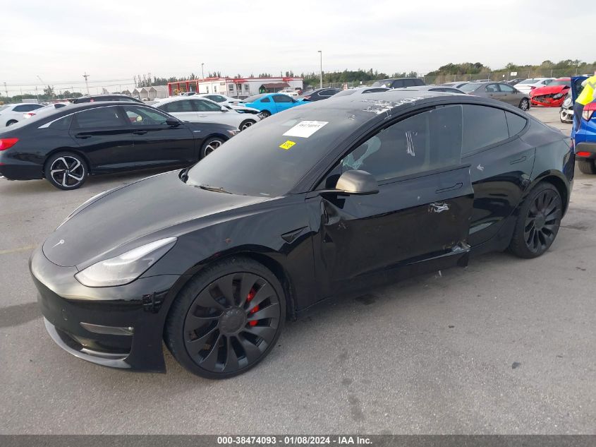 2022 TESLA MODEL 3 - 5YJ3E1EC1NF275277