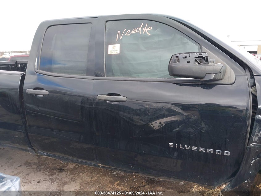VIN 1GCRCNEH0HZ302373 2017 CHEVROLET SILVERADO 1500 WT