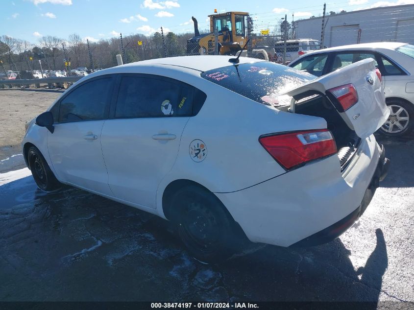 2015 KIA RIO LX - KNADM4A33F6528253