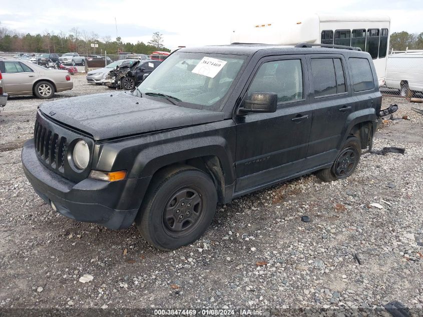2013 JEEP PATRIOT SPORT - 1C4NJPBAXDD272748