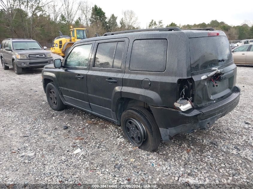2013 JEEP PATRIOT SPORT - 1C4NJPBAXDD272748