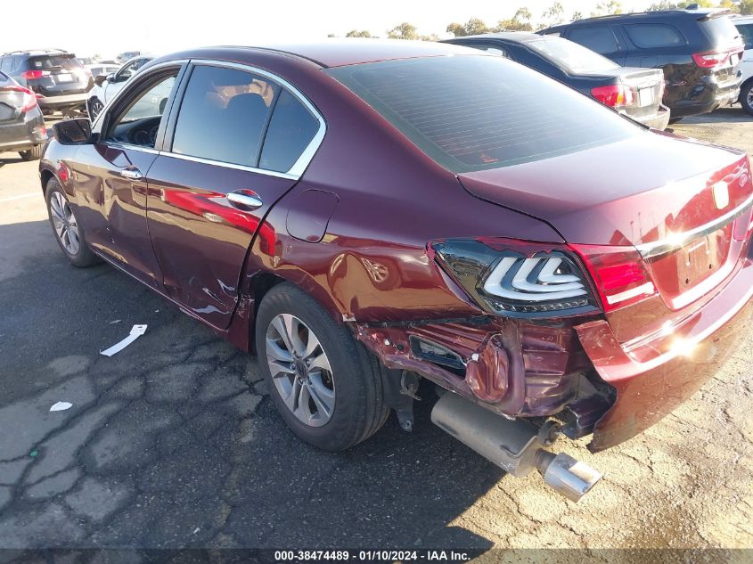2015 HONDA ACCORD LX - 1HGCR2F37FA093670