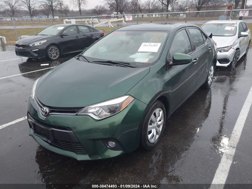 2015 TOYOTA COROLLA L/LE/LE PLS/PRM/S/S PLS - 2T1BURHE4FC374207