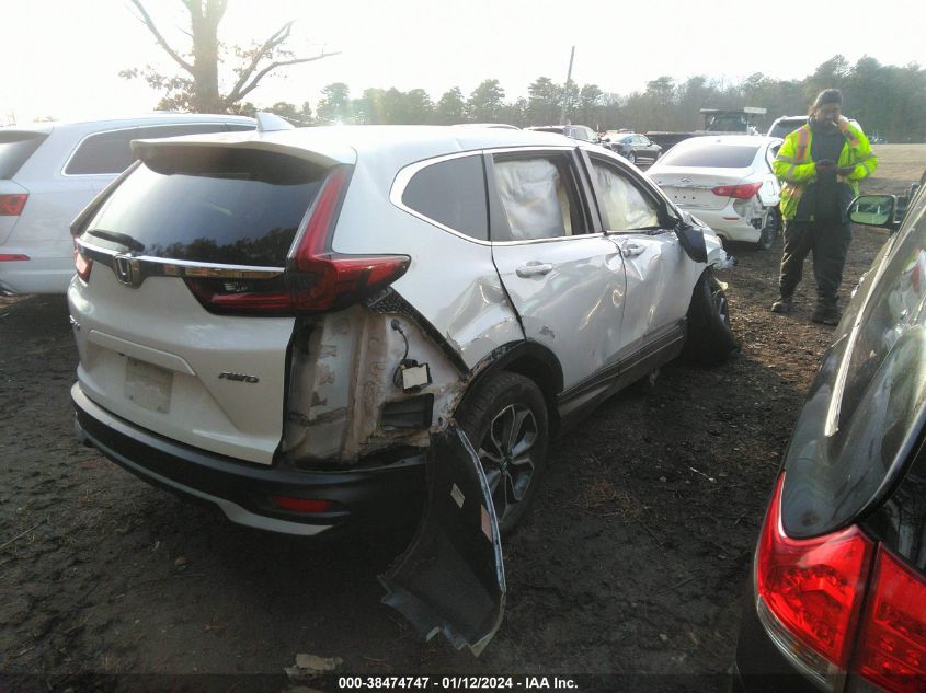 2021 HONDA CR-V AWD EX-L - 5J6RW2H84MA011153