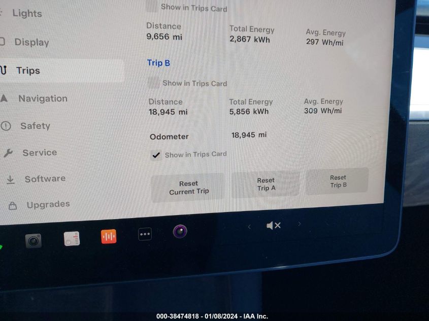 2022 TESLA MODEL 3 - 5YJ3E1ECXNF262995