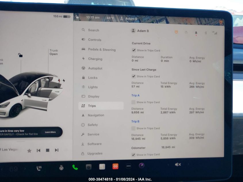 2022 TESLA MODEL 3 - 5YJ3E1ECXNF262995