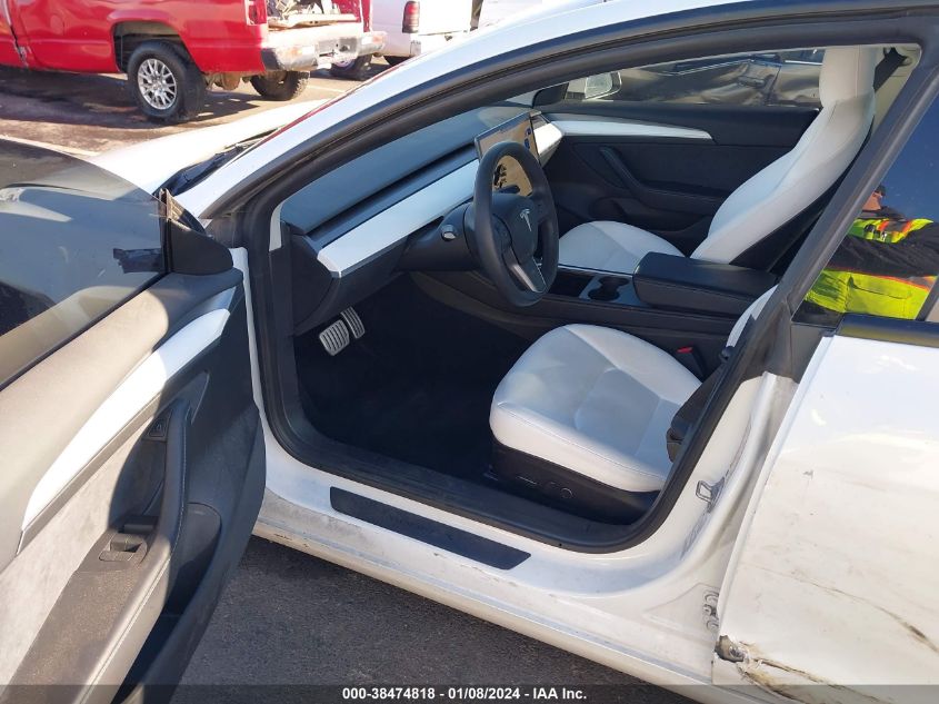 2022 TESLA MODEL 3 - 5YJ3E1ECXNF262995
