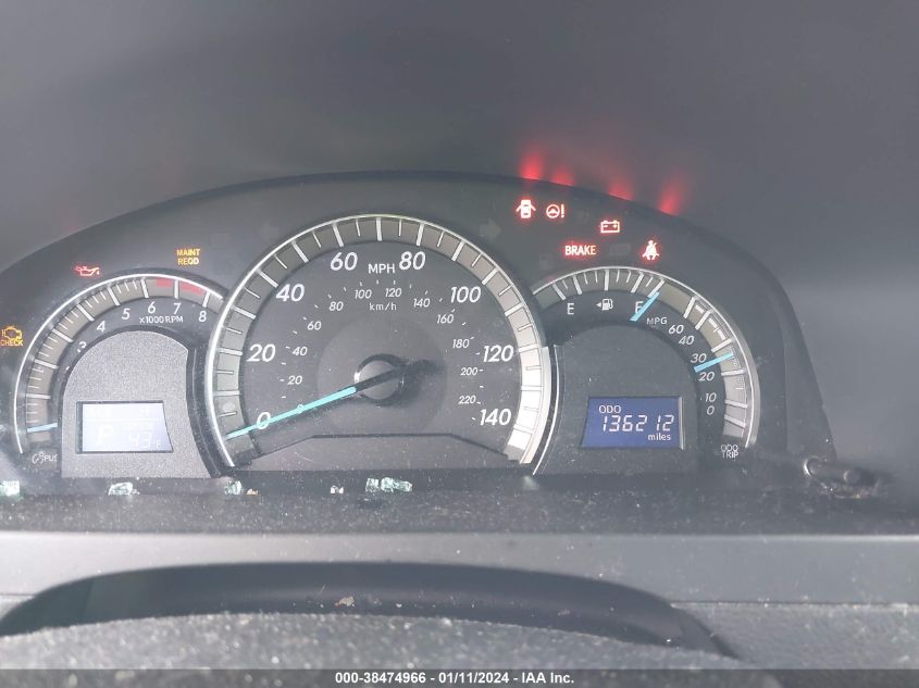 2013 TOYOTA CAMRY L/SE/LE/XLE - 4T1BF1FK3DU637920