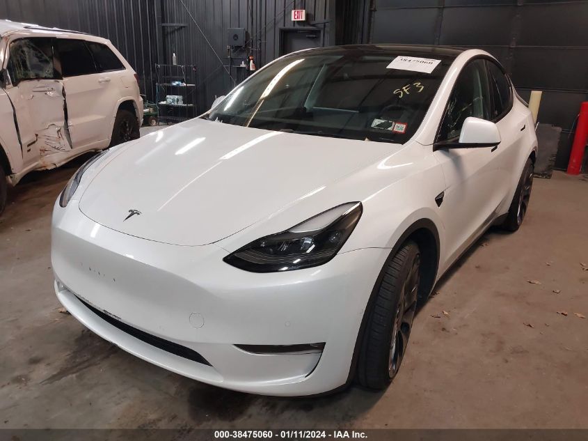 2022 TESLA MODEL Y PERFORMANCE DUAL MOTOR ALL-WHEEL DRIVE - 7SAYGDEF3NF508364