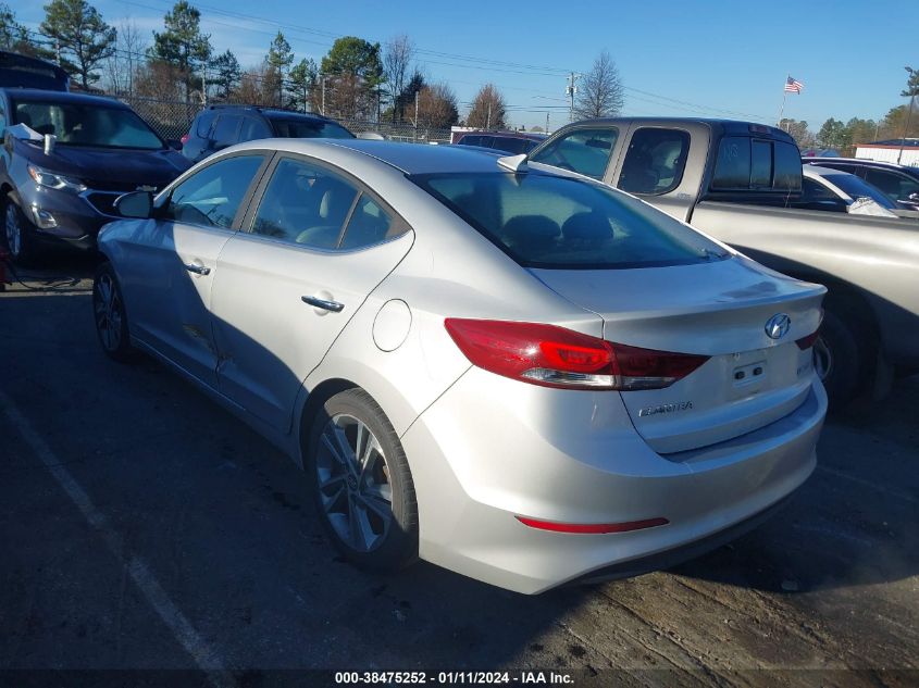 2017 HYUNDAI ELANTRA SE/VALUE/LIMITED - KMHD84LF2HU146904