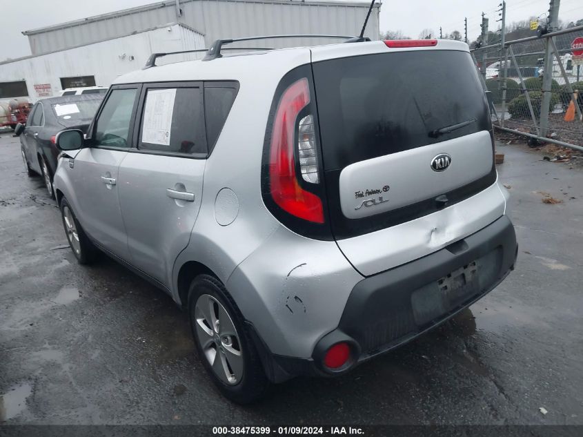 2015 KIA SOUL - KNDJN2A25F7775721