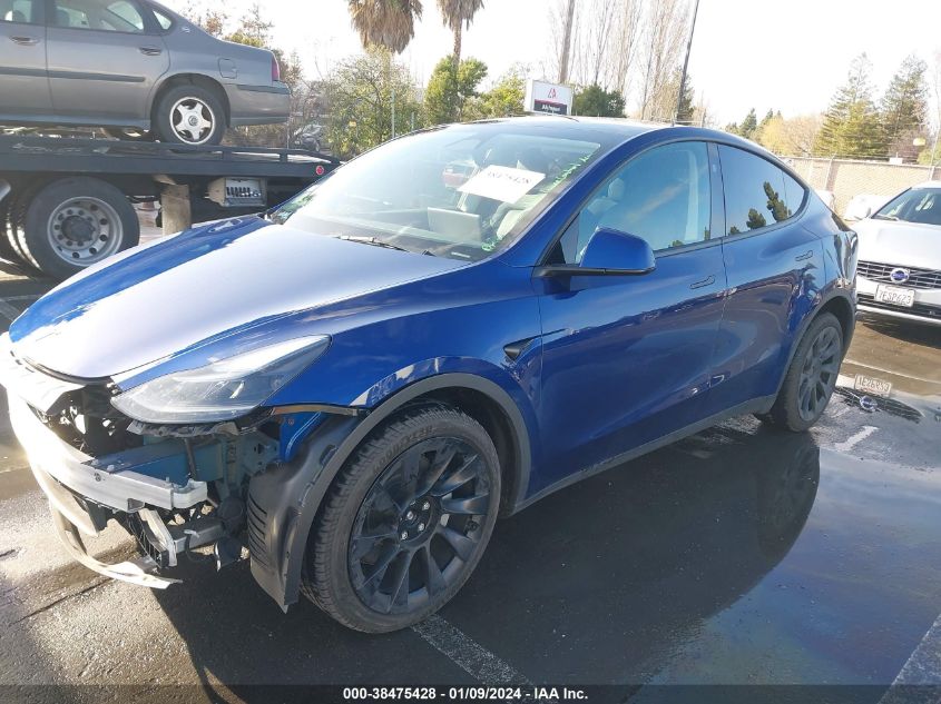 2023 TESLA MODEL Y AWD/LONG RANGE DUAL MOTOR ALL-WHEEL DRIVE - 7SAYGDEE3PA164073