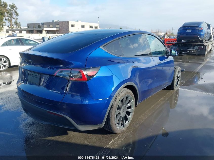 2023 TESLA MODEL Y AWD/LONG RANGE DUAL MOTOR ALL-WHEEL DRIVE - 7SAYGDEE3PA164073