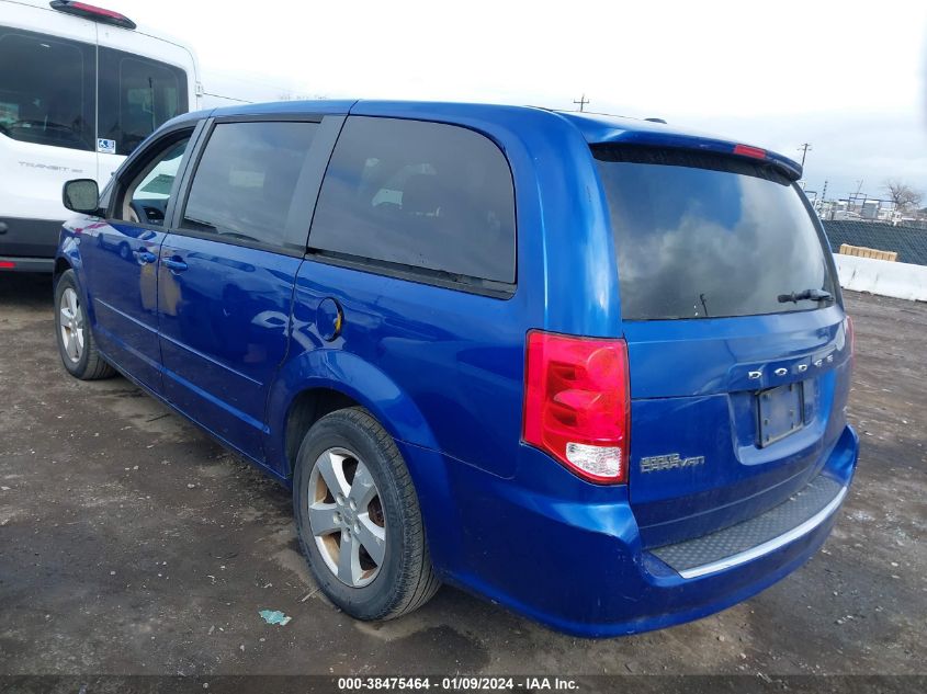 2013 DODGE GRAND CARAVAN SE - 2C4RDGBG5DR768308