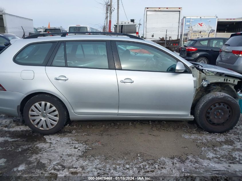 2013 VOLKSWAGEN JETTA SPORTWAGEN 2.5L S - 3VWPP7AJ1DM696135