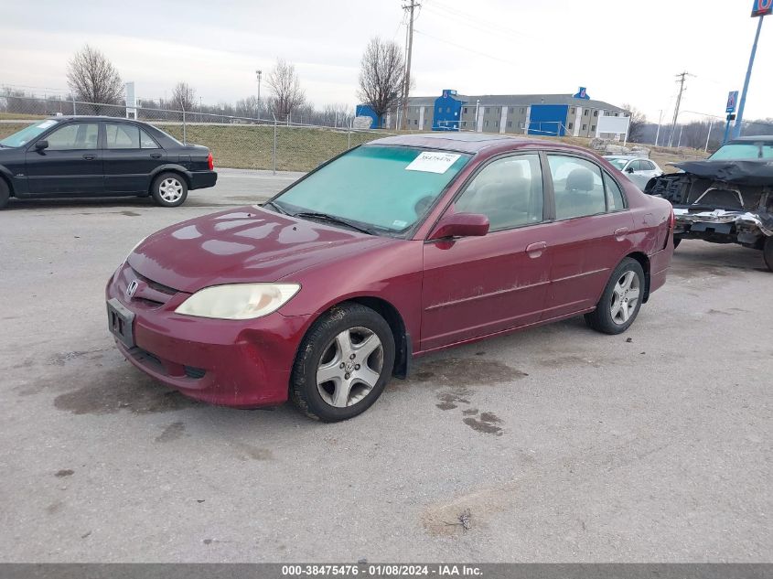 2HGES26794H630120 | 2004 HONDA CIVIC