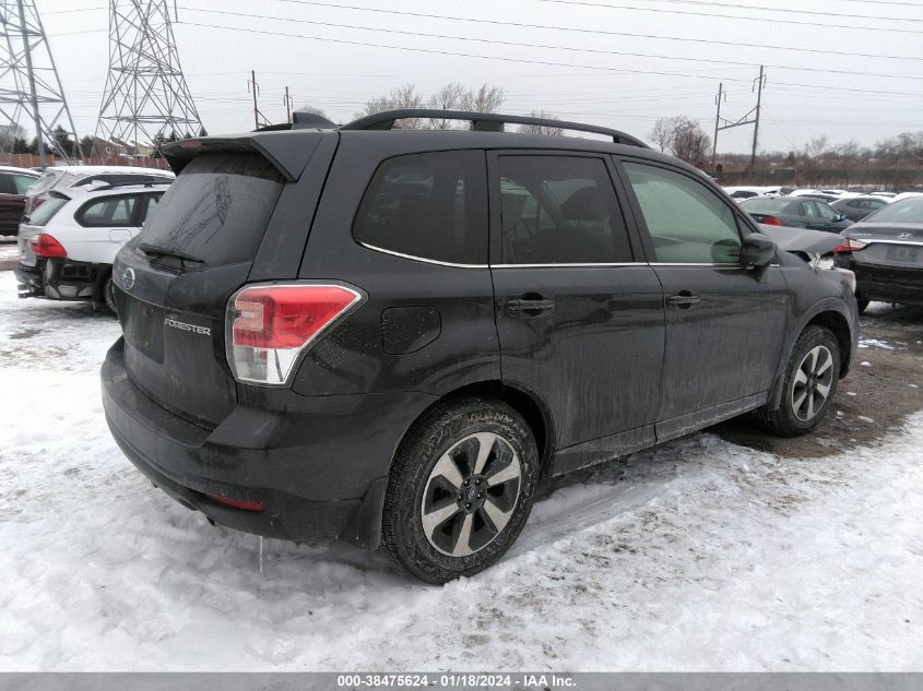 2018 SUBARU FORESTER 2.5I LIMITED - JF2SJALC5JH417877