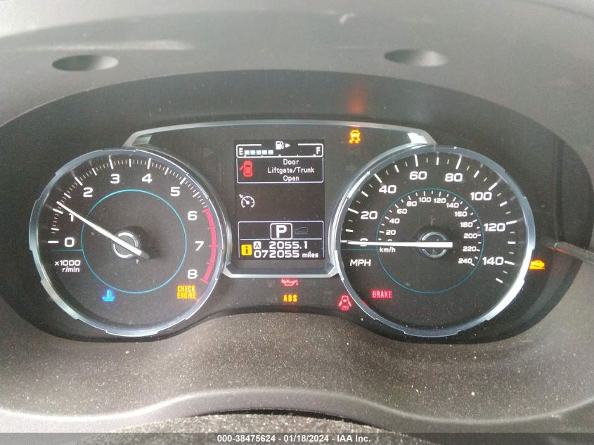 2018 SUBARU FORESTER 2.5I LIMITED - JF2SJALC5JH417877